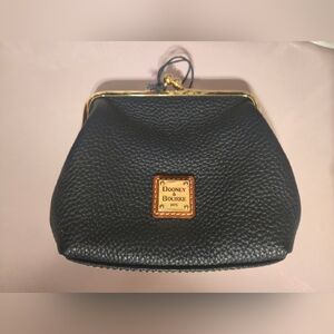 Dooney & Bourke Navy Blue Leather Coin Purse